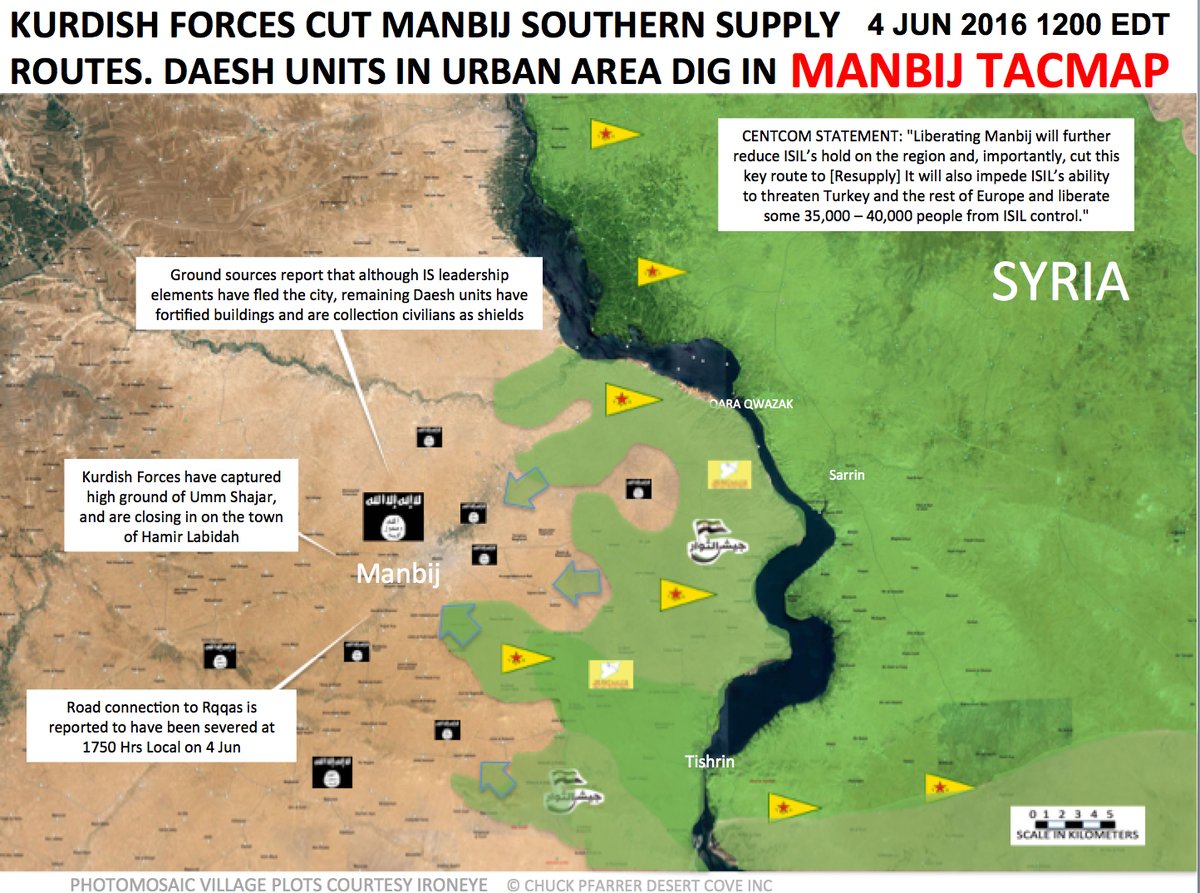 Syrian Democratic Forces Seize 3 More Vilalges in Manbij Area