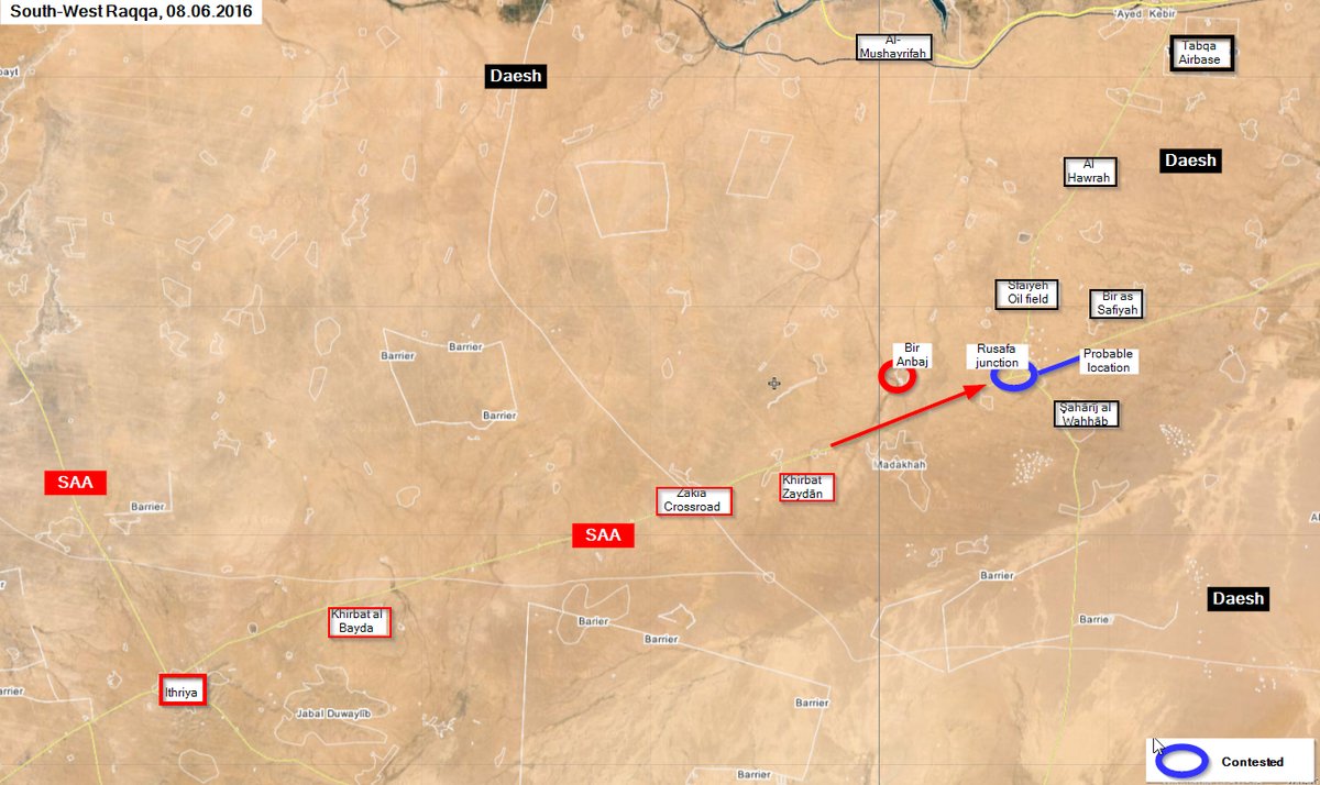 Syrian Army Enters Rasafeh Crossroads