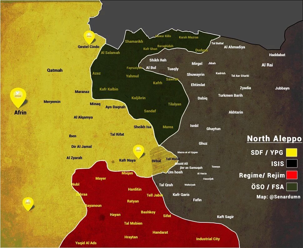 Kurds Seize 2 Villages in North Aleppo amid ISIS Withdrawal