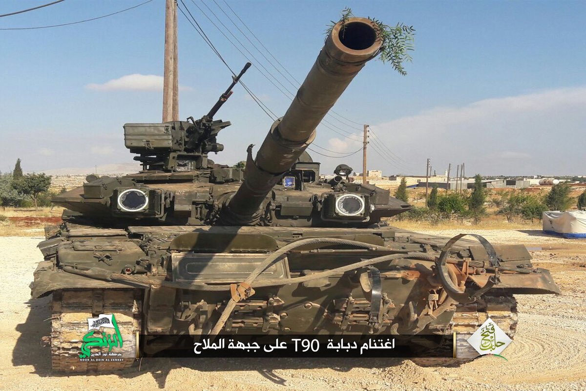 Militants Captured First Russian-Made T90 Battle Tank Ever