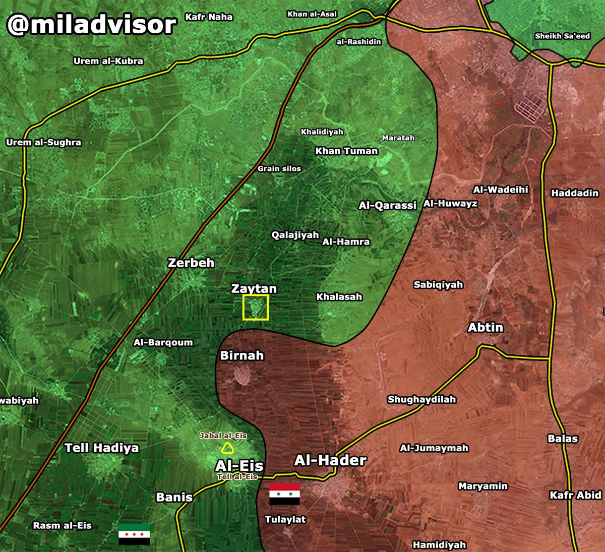 Militants Capture Village of Zaytan in Southern Aleppo, Syria