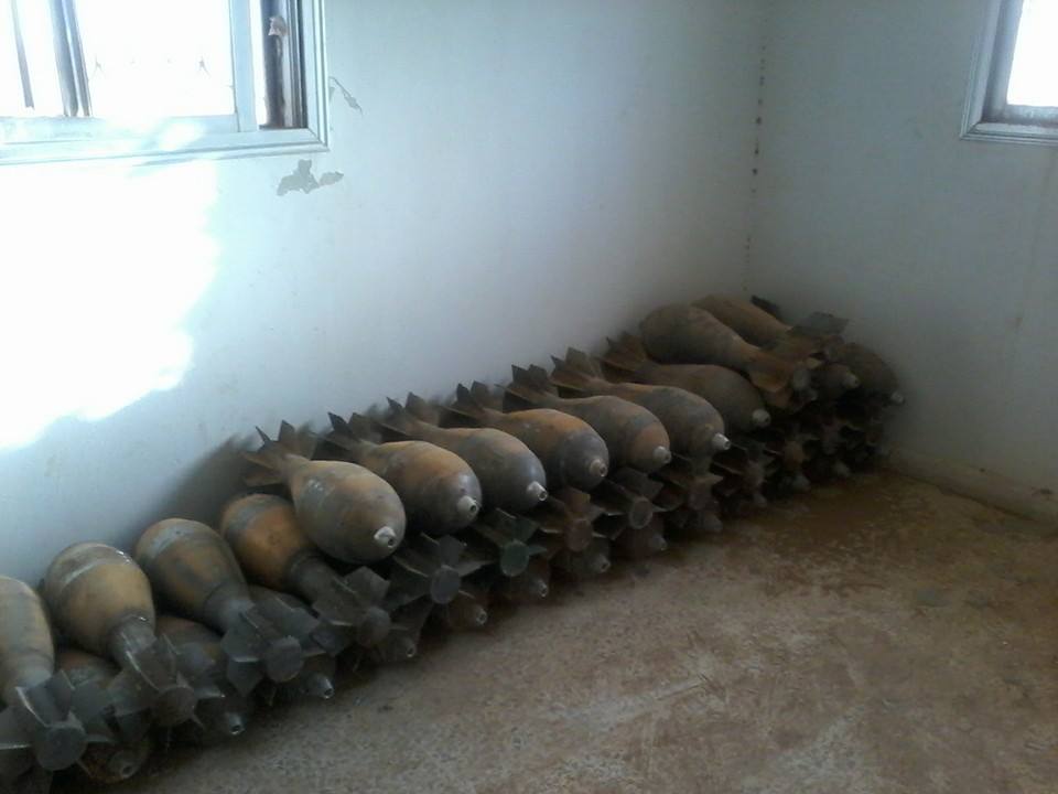 Syrian Army Seized ISIS Cache of Mortar Shells in Western Raqqa (Photo Report)