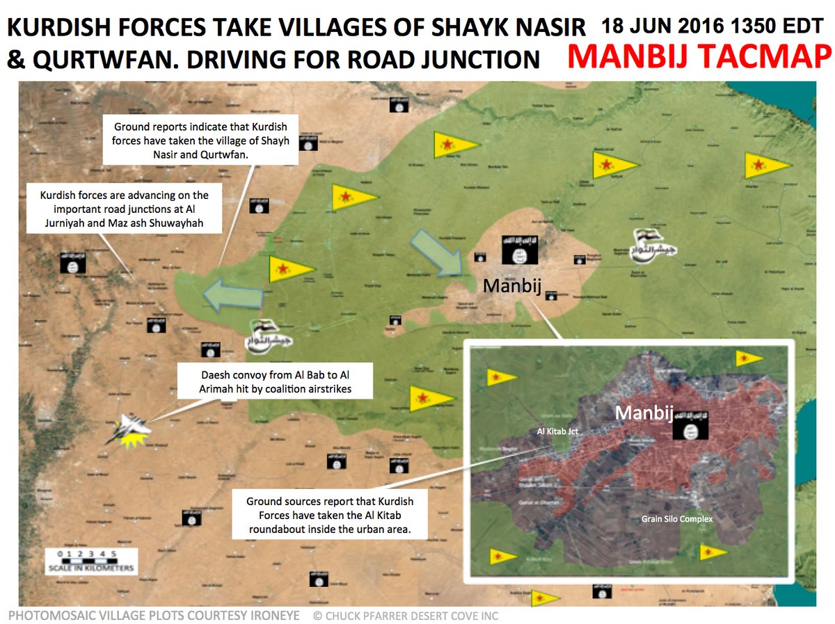 Kurdish Forces Attempt to Enter Syria's Manbij