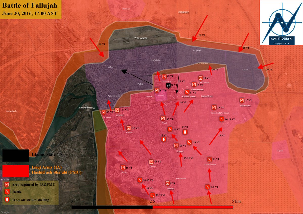 Iraqi Forces Liberate Al Askari Neighborhood of Falluajh