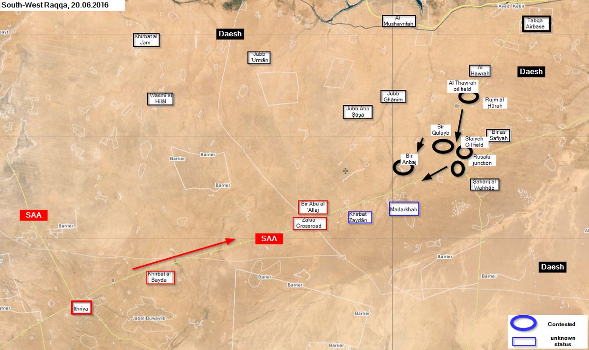 ISIS Developing Counter Attacks against SDF and Syrian Army in Raqqa and Aleppo Provinces