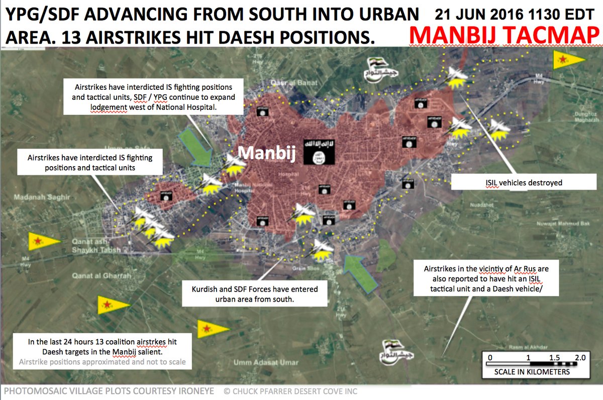 Syrian Democratic Forces Make Another attempt to Enter Urban Areas of Manbij