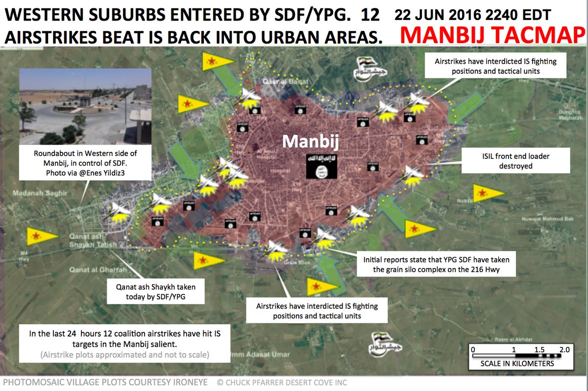 SDF Increases Efforts in Battle for Manbij - Photo, Video, Maps