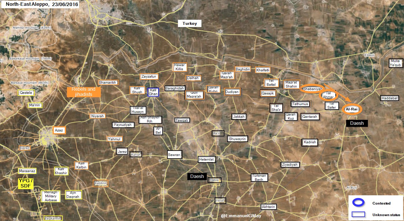 'Moderate' Jihadists Seize 3 Villages from ISIS in Northeastern Aleppo