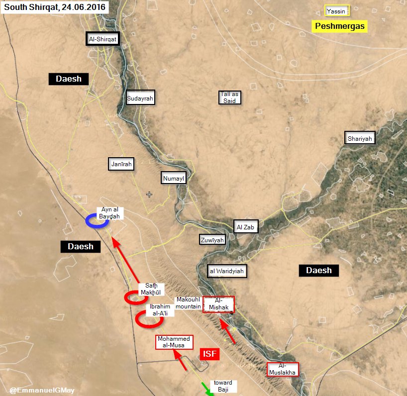 Iraqi Forces Liberate more Areas from ISIS in Salah ad Din Province