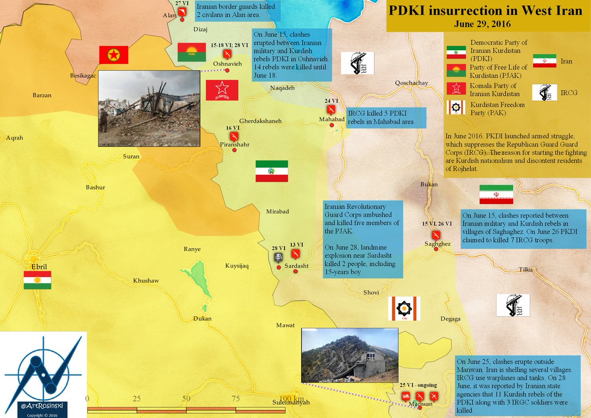 Kurdish Insurgention in Western Iran