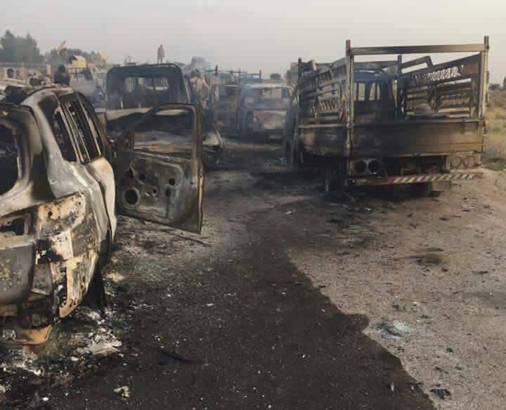 Iraqi Forces Destroyed 100+ ISIS Vehicles Fleeing Fallujah to Syria (Videos, Photos)