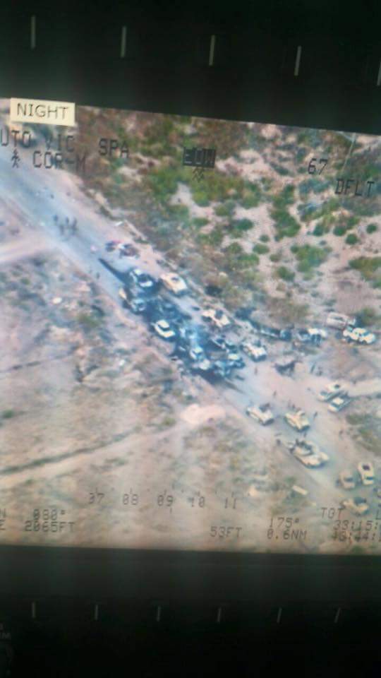 Iraqi Forces Destroyed 100+ ISIS Vehicles Fleeing Fallujah to Syria (Videos, Photos)