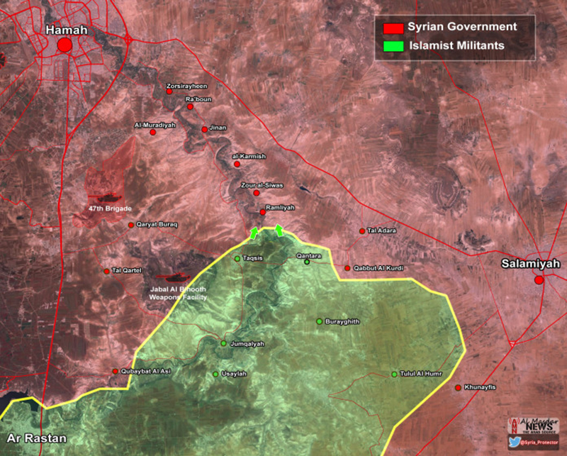 Islamists launch night offensive in east Hama