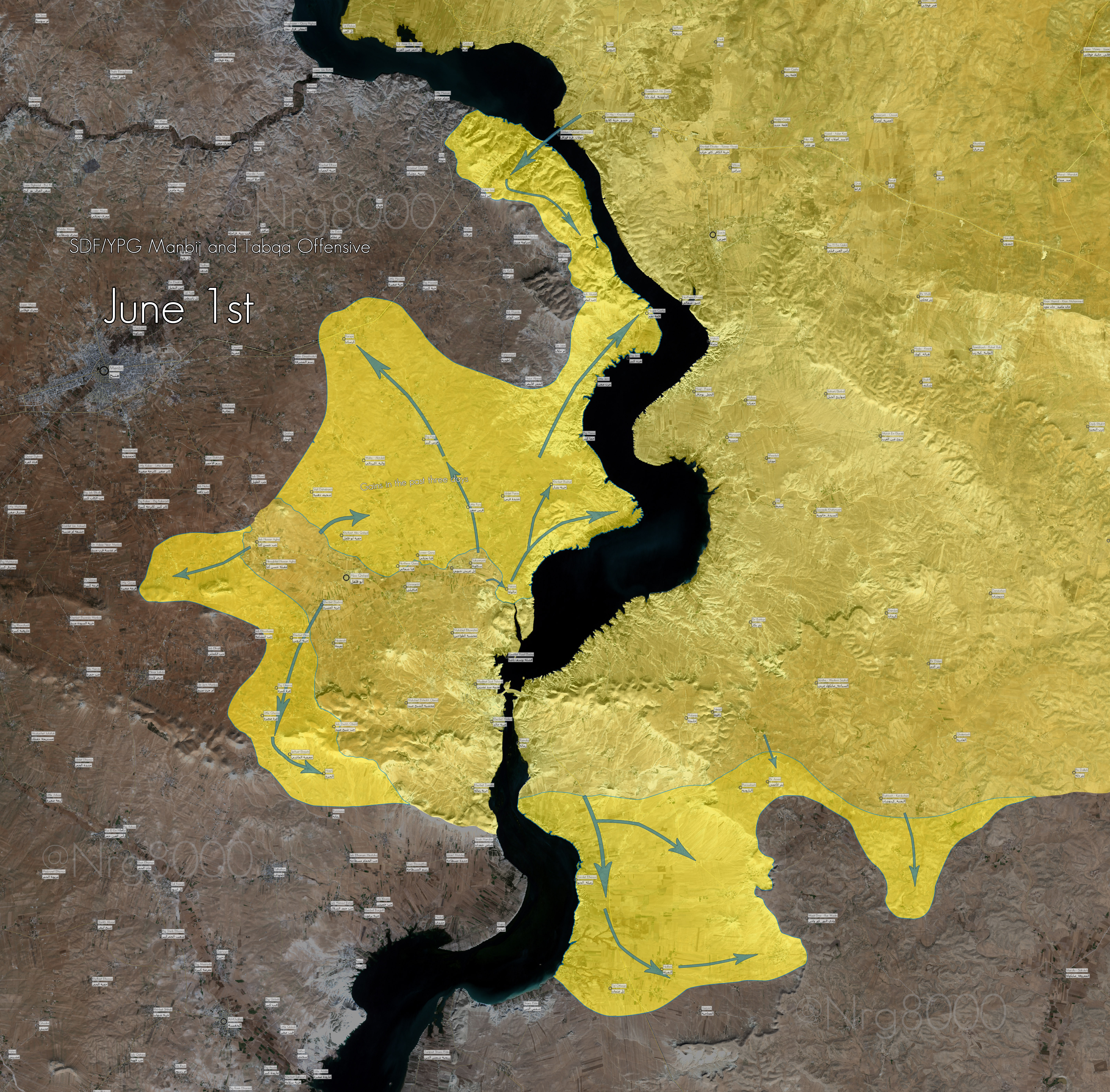 Syrian Democratic Forces Take Control of Al-Madasah and 17 more Villages in Northern Raqqa