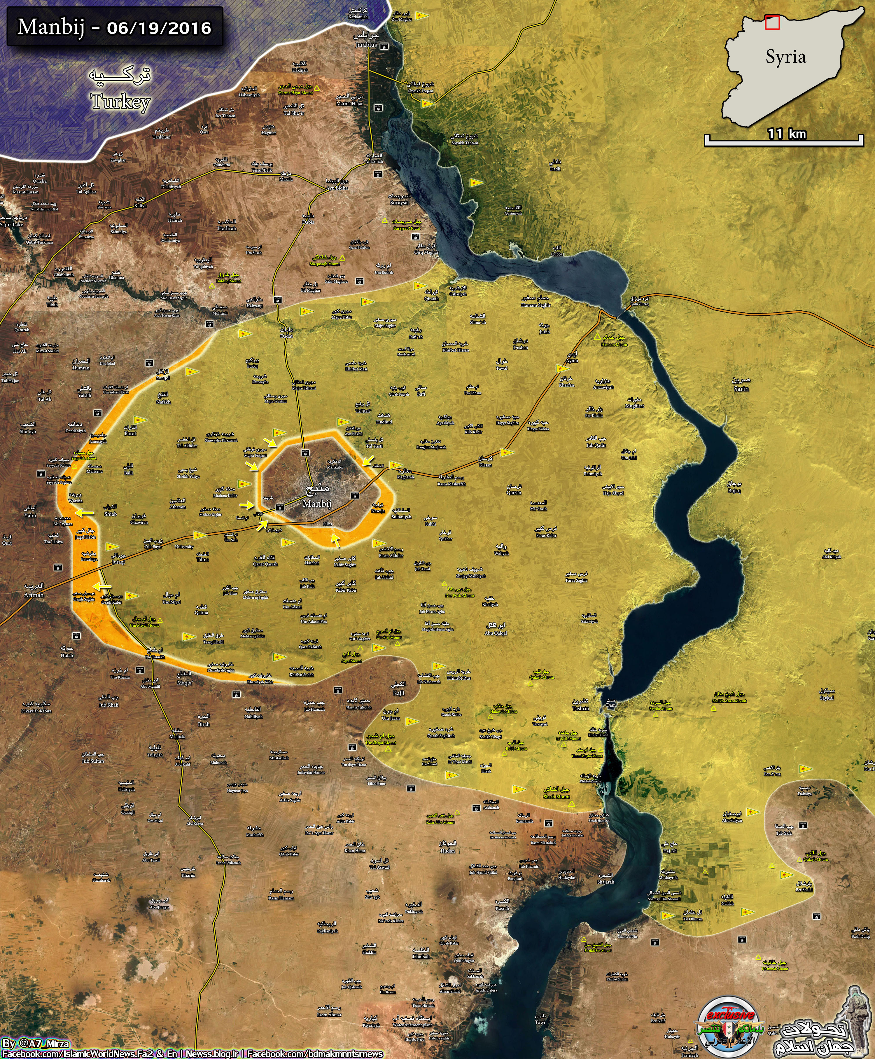 Clashes for Syria's Manbij - Updates