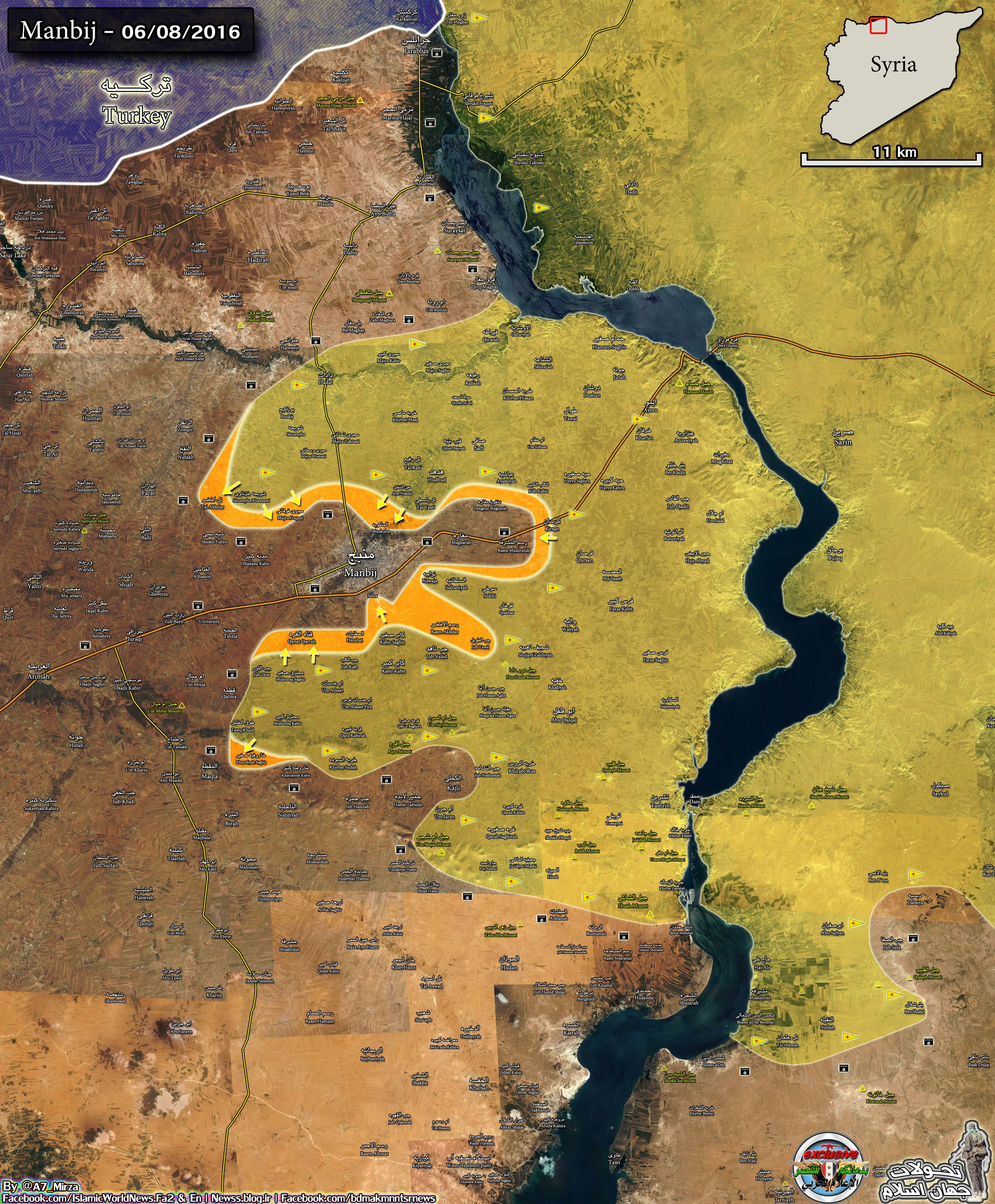 Syrian Democratic Forces Make Last Steps to Encricle Manbij