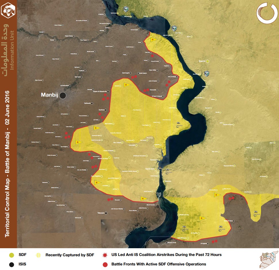 Syrian Democratic Forces Seize more than 20 locations in the last 72 hours