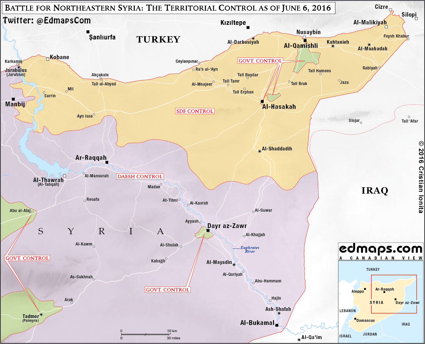 Military Situation in North-Western Syria on June 6