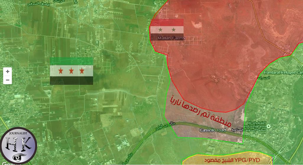 Syrian Army and Kurdish YPG Engage Terrorists Directly at Castello Highway (Maps, Video)