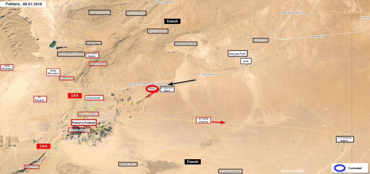 Syrian Army Repells ISIS Attack Sotuheast of Palmyra