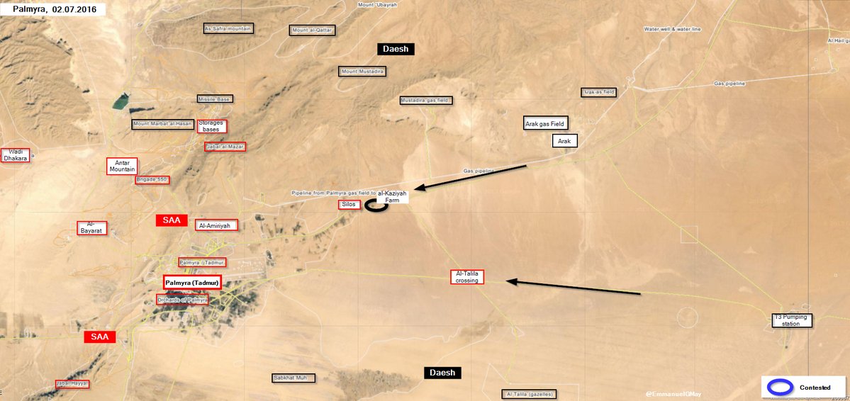 Situation Escalates near Palmyra, ISIS Seizes al-Kaziyah Farm