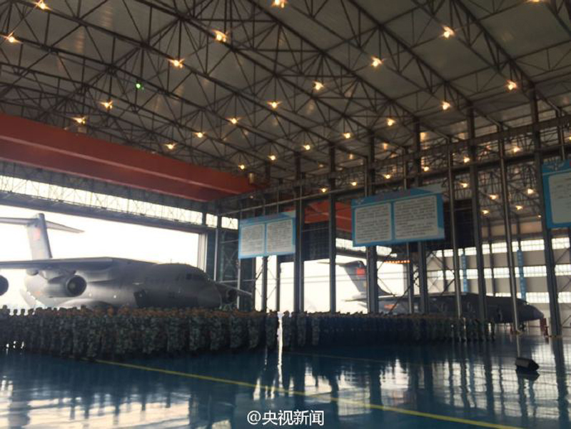 China's Air Force Receives First Serial Y-20 Military Transport Aircraft