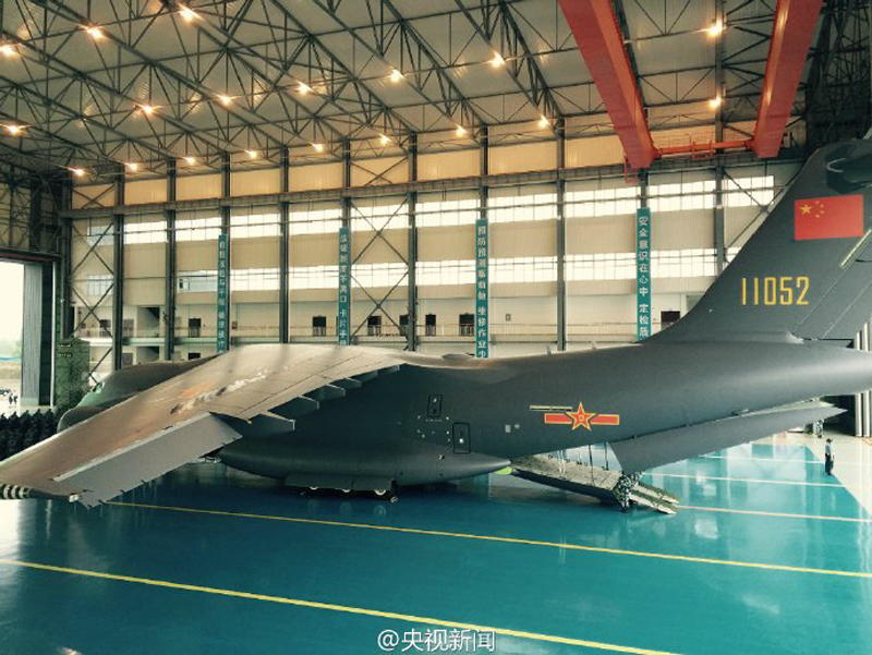 China's Air Force Receives First Serial Y-20 Military Transport Aircraft