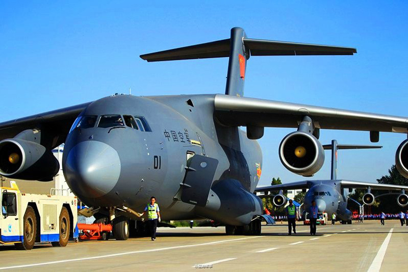 China's Air Force Receives First Serial Y-20 Military Transport Aircraft