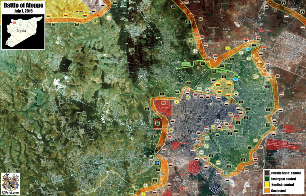 Syrian Army's Tiger Forces Set Fire Control of Only Militants Supply Route to Aleppo City (DETAILED MAPS)