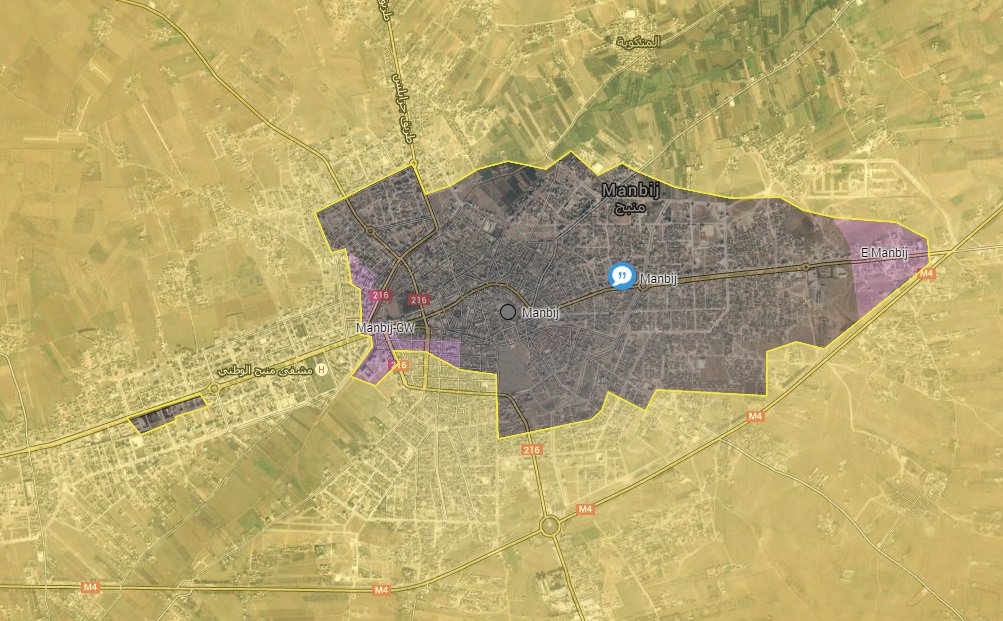 Military Situation in Manbij on July 21