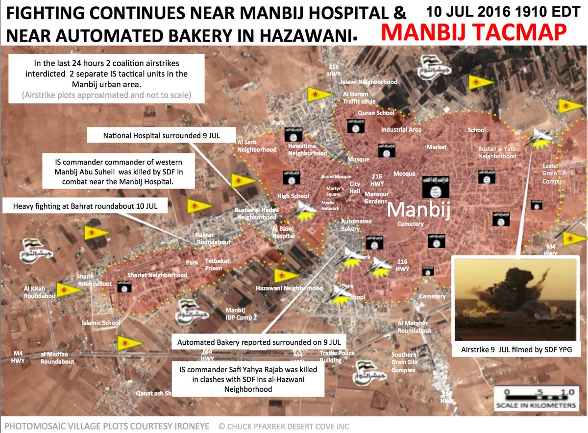 Syrian Democratic Forces Continue Operations in Manbij, Aleppo Province