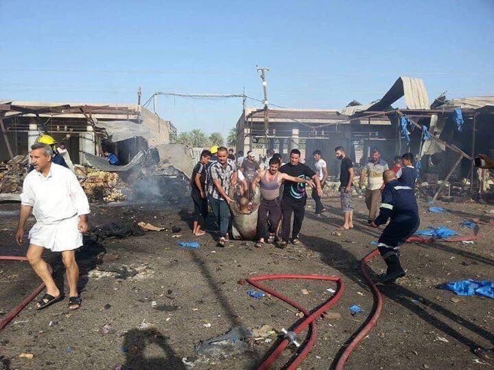 11 Killed, 37 Injured in ISIS Sucidide Bomber Attack at Food Market in Baghdad