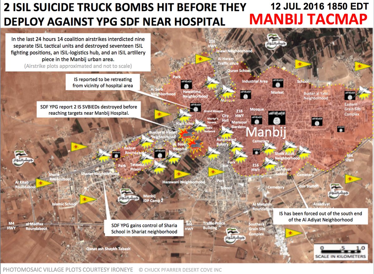 Syrian Democratic Forces Negotiate with ISIS over Manbij