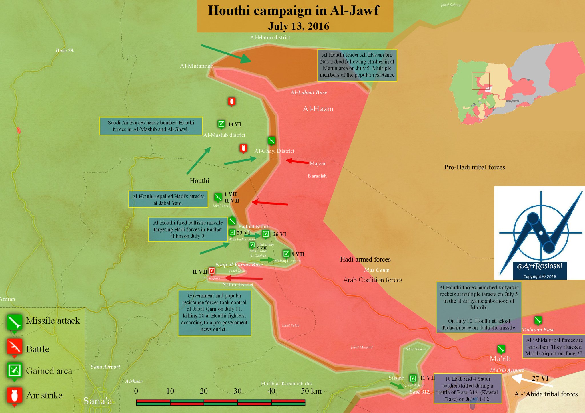 Yemen's Ballistic Missile Hit Saudi Military Base in Ma'rib Province