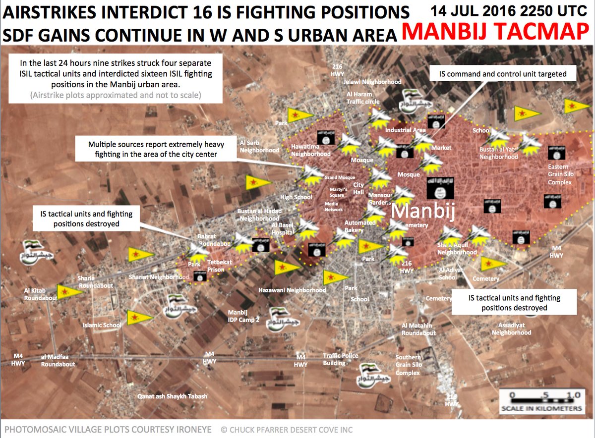 Syria: Heavy clashes in Manbij City Center