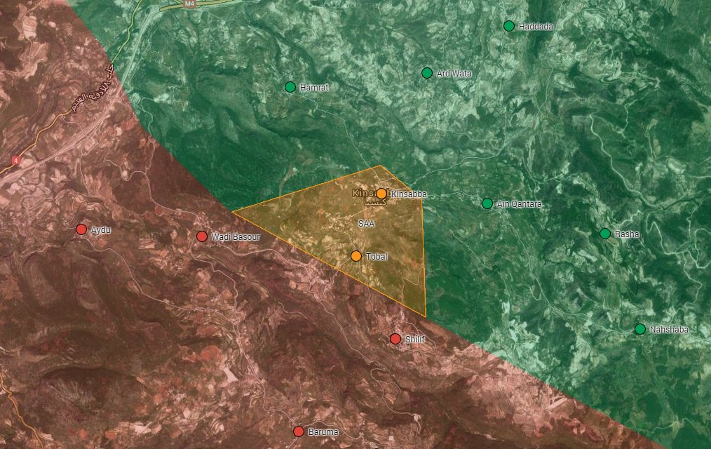 Syrian Army Liberates Kinsibba and Nearby Villages in Northern Latakia