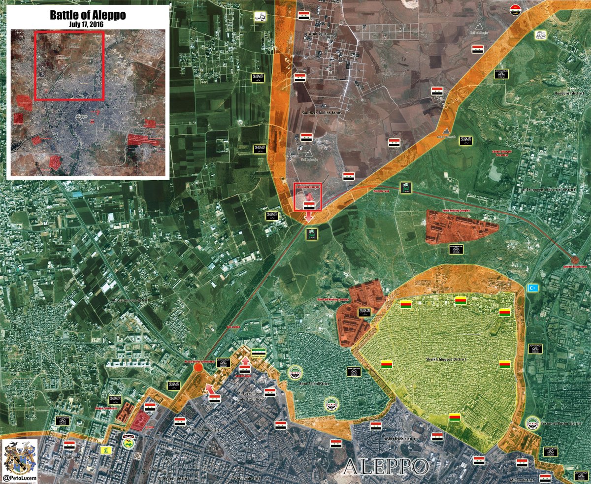 Syrian Army Reaches Castello Road and Sets Fire Control over Layramoun Roundabout