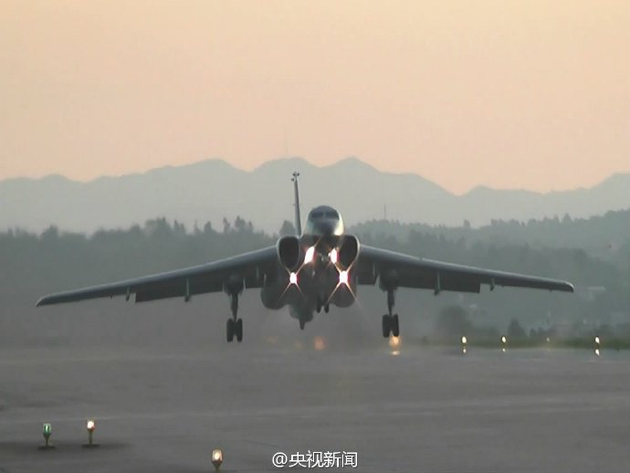 Beijing Uses Its Nuclear Capable H-6K Bomber to Patrol over South China Sea