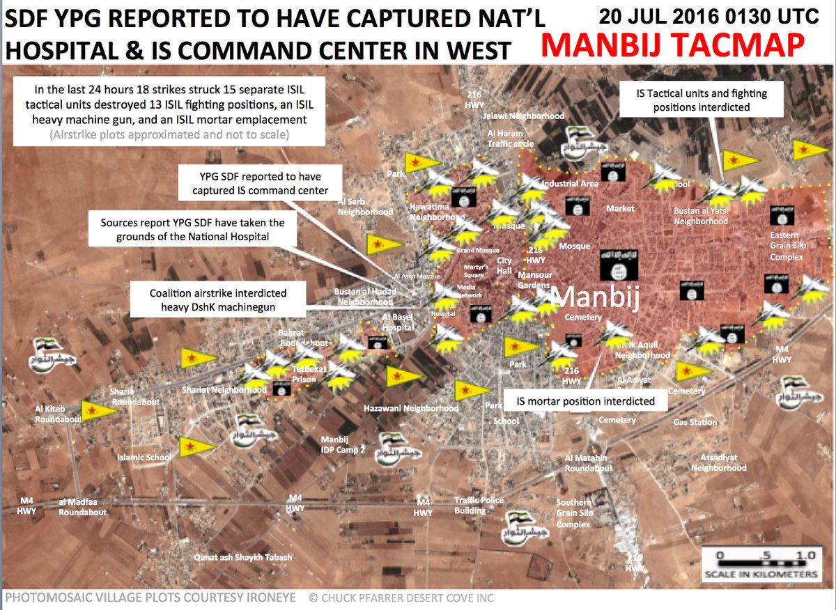 Syrian Democratic Forces Seize Western Part of Manbij amid US 'Accidental' Air Strikes against Civilian Targets