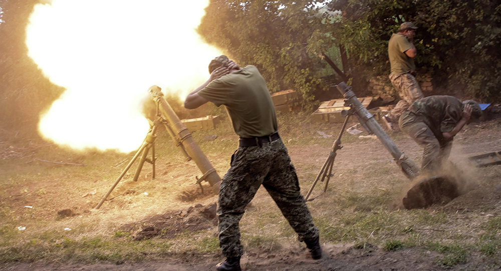 Ukrainian Military Fire LPR’s Territory with Grenade Launchers & Mortars