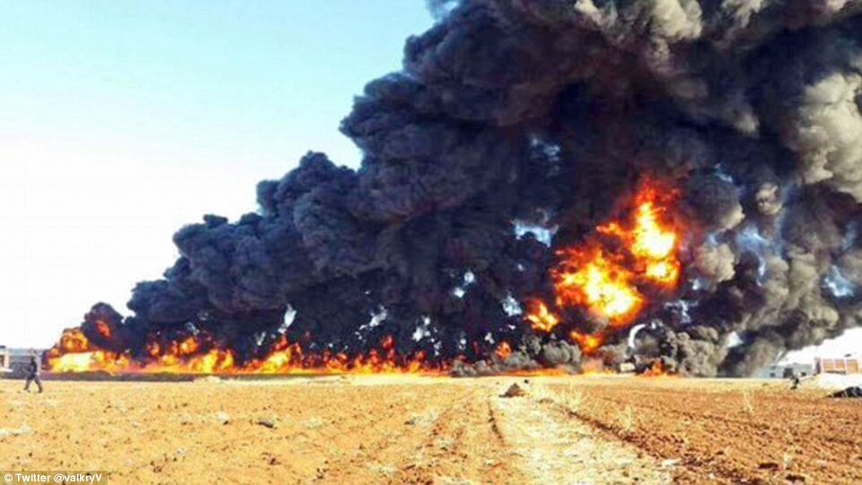 Fatah Al-Sham’s Logistic Convoy Blown Up in Idlib