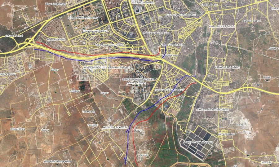 Overview of Military Situation in Aleppo City (Maps, Videos)