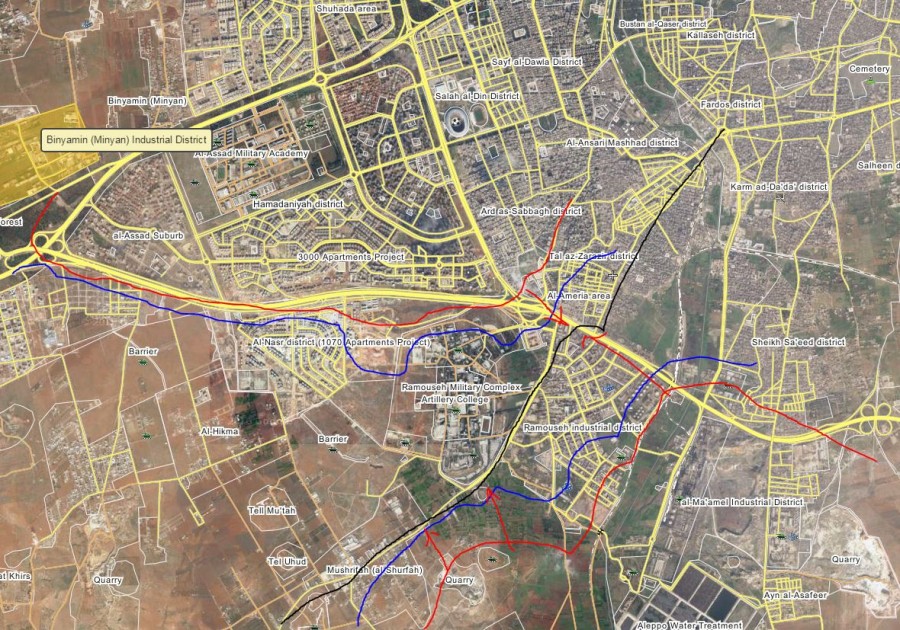 Overview of Military Situation in Aleppo City on August 8 (Maps, Videos)