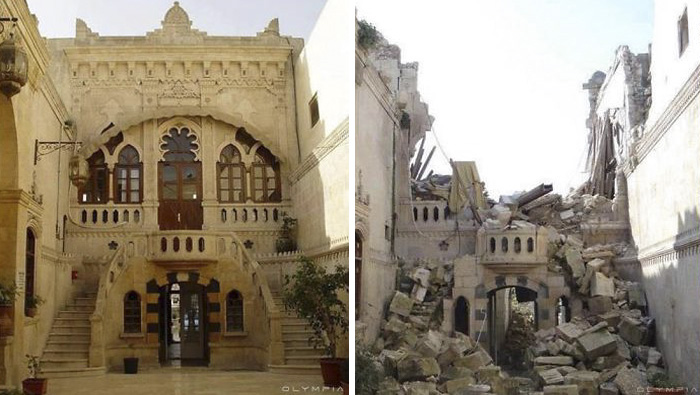 Photo Comparison: Aleppo City - Before and After 'Arab Spring'