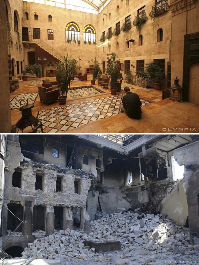 Photo Comparison: Aleppo City - Before and After 'Arab Spring'