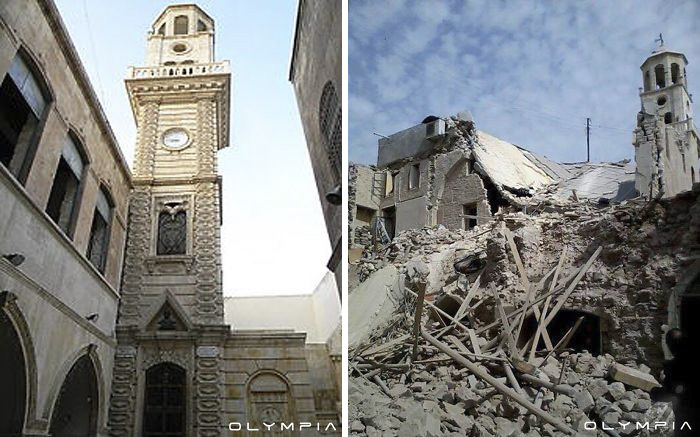 Photo Comparison: Aleppo City - Before and After 'Arab Spring'