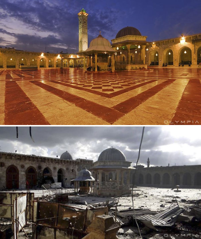 Photo Comparison: Aleppo City - Before and After 'Arab Spring'