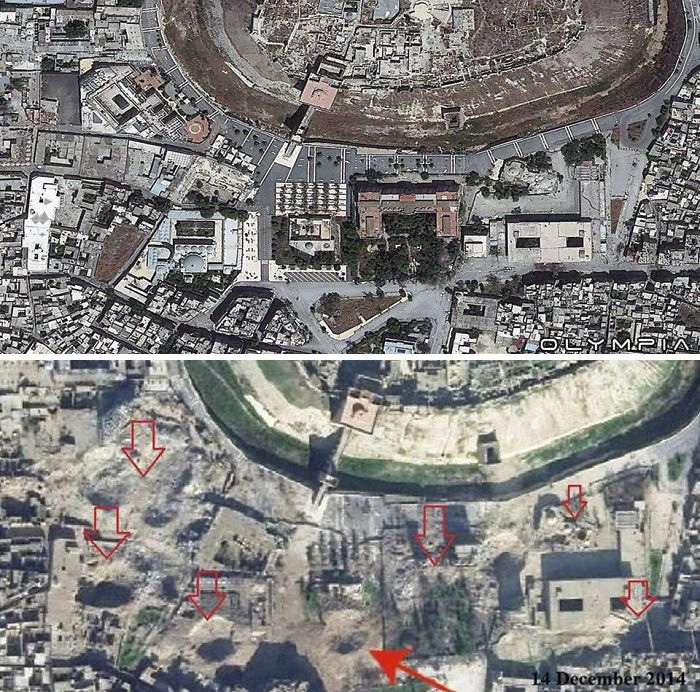 Photo Comparison: Aleppo City - Before and After 'Arab Spring'