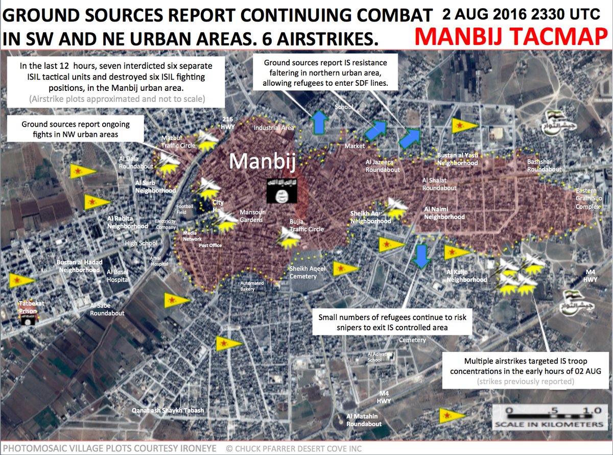 Clashes in Northwestern Urban Areas of Manbij