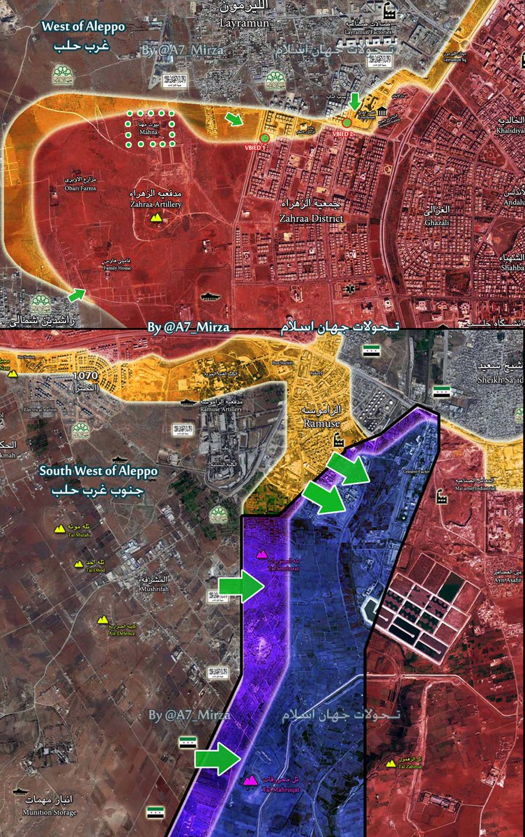 Jaish al-Fatah Militants Launch Attacks in Western and Southwestern Aleppo